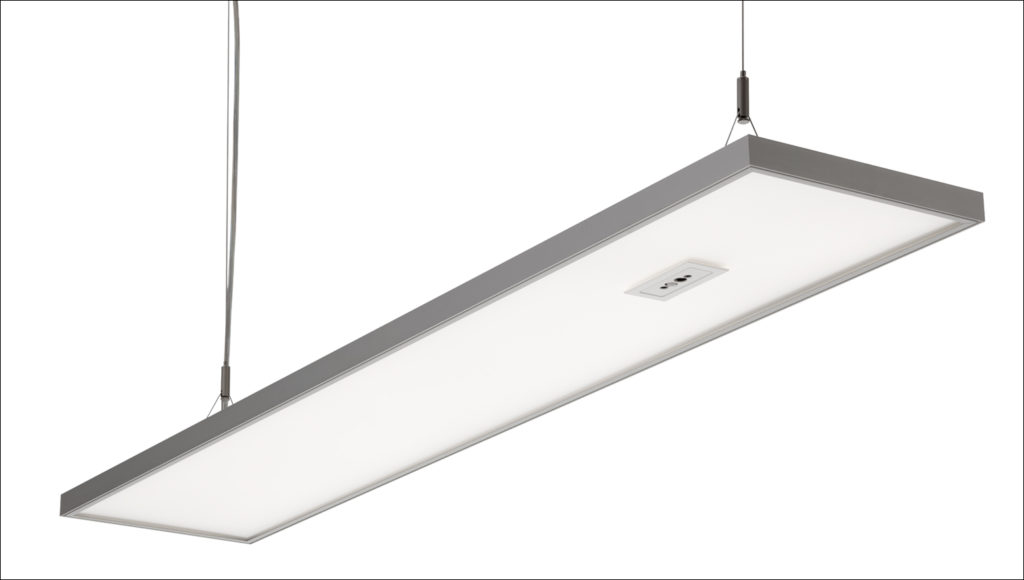 Pendlad C95, 1200x240mm, grå, glas med microprismor, och sensor