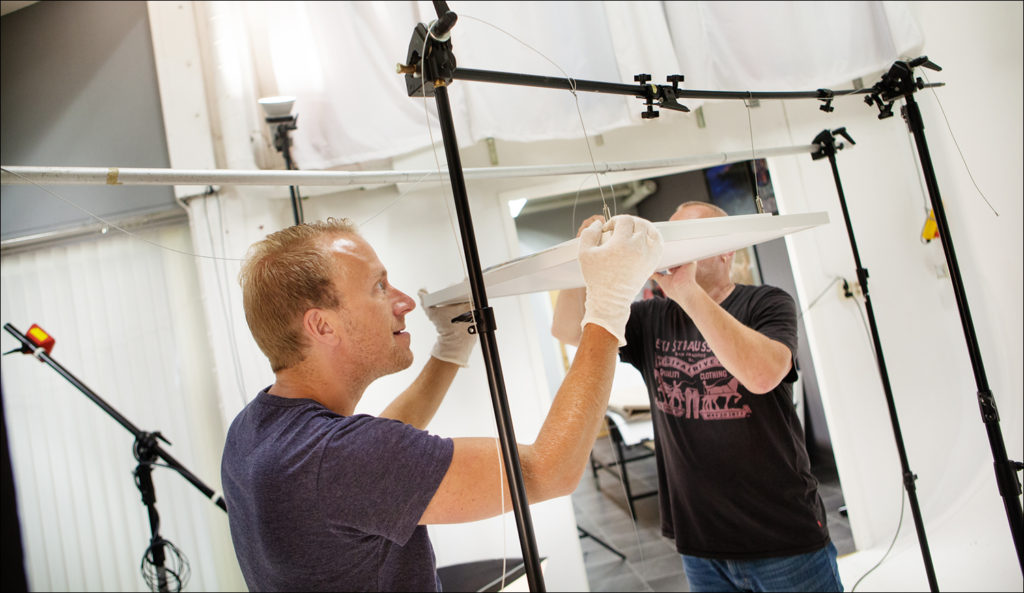Studiopyssel hos fotograf Thomas Carlén