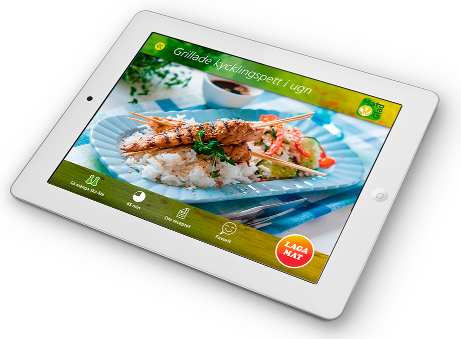 Ipad Matglad-appen